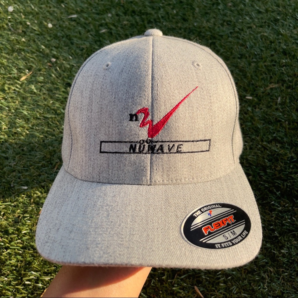 Grey NuWave Fitted Hat